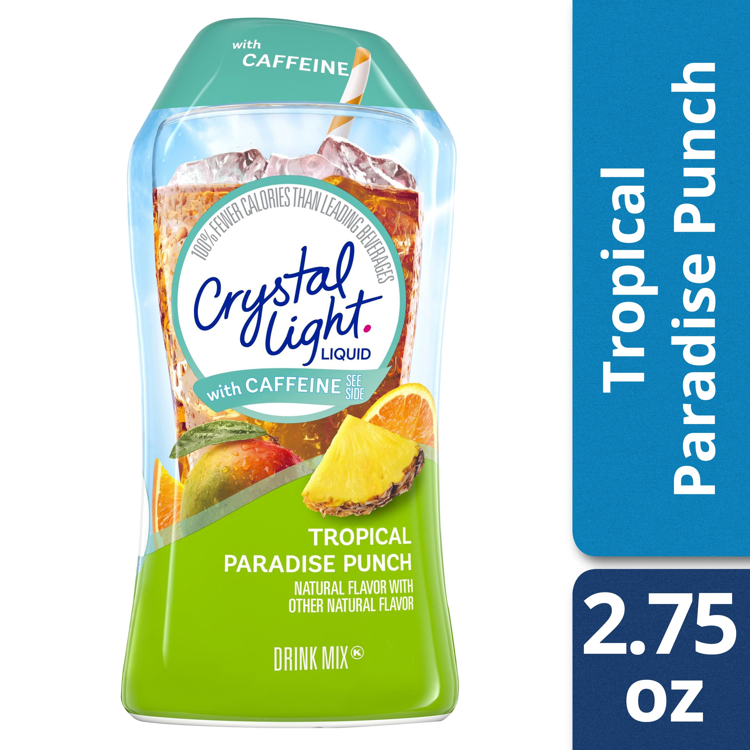 Crystal Light Tropical Paradise Punch Liquid Drink Mix with Caffeine, 1