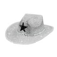 thumbnail image 5 of Cowboy Hat for Men Classic Five Point Star Denim Style Stadium Party Stage Attire Casual Wear Accessory, 5 of 5