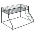 thumbnail image 4 of Triple Tree Adult Metal Twin XL-over-Queen Bunk Beds Black, 4 of 7