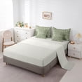thumbnail image 5 of Homewish Animal Deer Rabbit Owl 7 Pieces Bedding Comforter Set for Teens Boys Girls,Chic Flower Full Bedding Set Lightweight,Exotic Style Fitted Sheet Flat Sheet,Ultra Soft Home Decor,Reversible, 5 of 8
