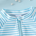 thumbnail image 4 of Shadoumai Boys Swimwear Long Sleeve Rash Guard UPF 50 Sun Swimsuit With Matching Hat For Infant Toddler And Kids Beach Pool Water Play, 4 of 6