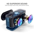 thumbnail image 2 of DOSS SoundBox Plus Portable Bluetooth Speaker with HD Sound and Deep Bass - Blue, 2 of 5