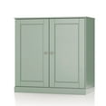 thumbnail image 4 of 100% Solid Wood 32" Bathroom Cabinet with Solid Doors, 2-Drawers and Adjustable Shelves, 4 of 5