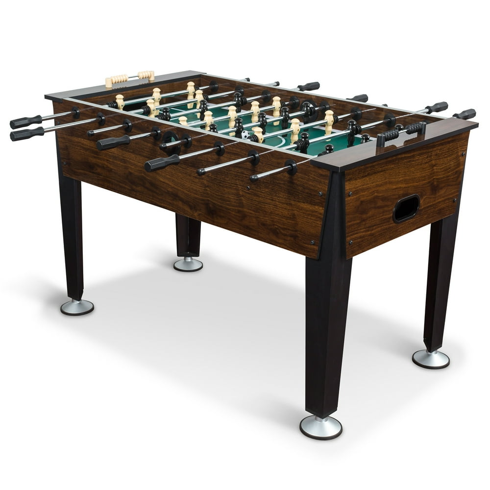 Classic Sport Newcastle Foosball Table, Brown Wood Finish, 54 in