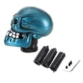 thumbnail image 2 of Gear  Knob Lever, Skeleton Skull Head Car Modified Gear  Knob Stick Lever Shifter, Universal  Knob Cover Handbrake Grip Interior Decor For Any Vehicle With Gear  Knob, 2 of 8