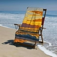 thumbnail image 7 of SHERONV Quick Dry Bath Towel 27.5x55in Beach Sunset Vibrant Colors 27.5x55in, 7 of 7