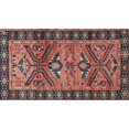 thumbnail image 1 of Ahgly Company Indoor Rectangle Traditional Orange Salmon Pink Persian Area Rugs, 2' x 4', 1 of 6