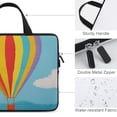 thumbnail image 3 of AWERP Soar Rainbow Hot Air Balloon Laptop Sleeve Carrying Bag 17inch, 3 of 5