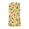thumbnail image 5 of GERsome Womens Tank Tops Summer Sleeveless Floral T-Shirts Flowy Pleated Crewneck Tunics Tee S-5XL, 5 of 6