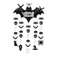 thumbnail image 2 of Adorno colgante de murciélagos de Halloween, diseño de escena, accesorios de fiesta espeluznantes, colgante para decoración de balcón, pared, ,, 2 of 9