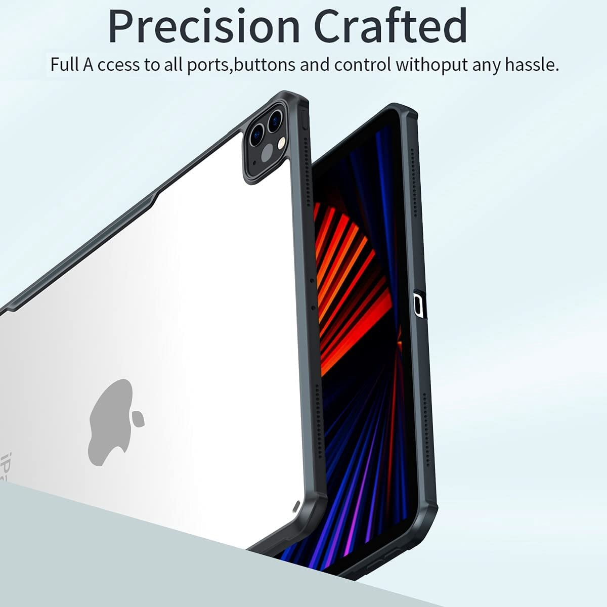 XUNDD Upgraded Case For iPad Air 4 10.9" 2020 with Apple Pencil Support Black