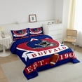 thumbnail image 3 of Erosebridal American City Buffalo Bedding Comforter Set, Football Soccer Down Comforter, Sports Theme Reversible Comforters & Duvets, Super Cozy Room Decorative, 2pcs, 3 of 8
