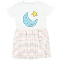 thumbnail image 3 of Inktastic Moon and Star Girls Toddler Dress, 3 of 5