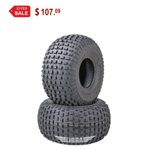 Set 2 FREE COUNTRY ATV tires 22X11-8 22x11x8 4PR Dimple Knobby D929 10352
