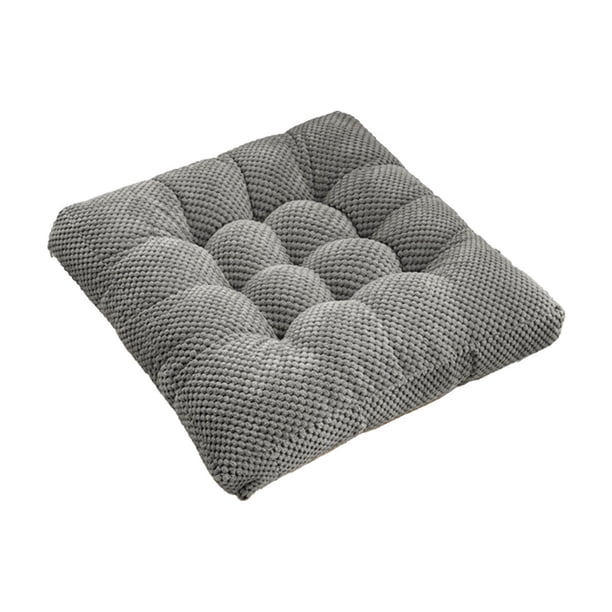 Sofa Vama Ropa de Cama Cojín de terciopelo grueso para silla, sofá, ventana flotante, tatami, asiento de coche, futón para arrodillarse, lavable, tamaño 17,72 x 17,72 pulgadas for Navideño