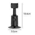 thumbnail image 2 of Trípode de seguimiento facial automático, no requiere aplicación, rotación de 360°, soporte para cámara de teléfono, soporte de seguimiento de teléfono inteligente para transmisión de vídeo en vivo, 2 of 5