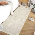 thumbnail image 3 of Modern Runner Rugs 2x6 Narrow Solid Color Hallway Rugs, Non-Shedding Low Pile Accent Carpet, Foldable Ultra-Thin Indoor Floor Cover for Laundry Room, Bedroom, Kitchen, Beige Brown, 3 of 8