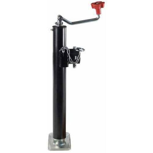 CURT 28323 WeldOn PipeMount Swivel Trailer Jack, 2,000 lbs. 15 Inches