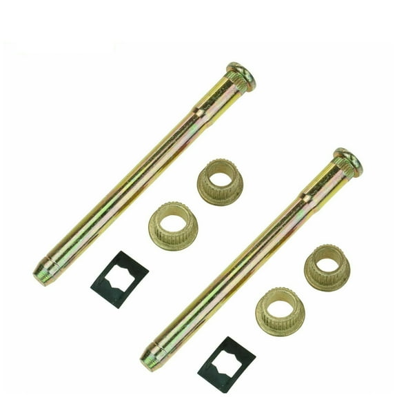 Geelife Upper or Lower Door Hinge Kit Set (2 Pin & 4 Bushing) for Chevy GMC Olds