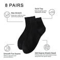 thumbnail image 3 of Calcetines cómodos de algodón para hombres, calcetines cortos, calcetines casuales finos y transpirables, calcetines para correr y caminar para hombres, 3 of 6