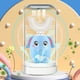 thumbnail image 4 of Cepillo de dientes eléctrico sónico para niños en forma de U, recargable por USB, 360 grados, automático, dibujos animados, luz azul, IPX7, 4 of 5