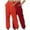 Wine, variant on QUNYINEY Gray Women Sweatpants High Waisted Jogger Workout 2 Pc Athletic Pant Gray Elastic Waist with Pockets Relaxed Fit Sweatpants