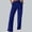 Blue, variant on Women's Solid Sweatpants Tall Baggy High Waisted Sweats Pants Athletic Long Straight Leg Trousers with Pockets White