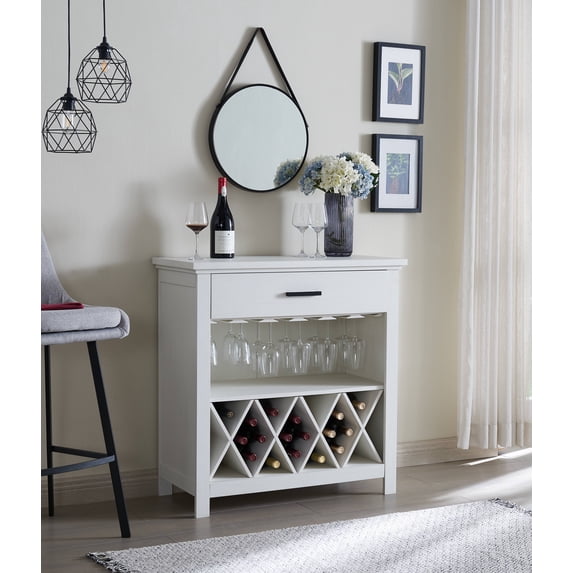 Gramercy Way Jill Zarin White Bar Sideboard