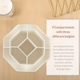 thumbnail image 6 of lsvgoe 360 Degree Rotating Desk Organizer, Dual-Purpose Pencil Pen Holder for Desk, Rotating Desk Pen Organizer with 5 Slots, Art Supplies, Pencil Cup for Office, Home, 6 of 14