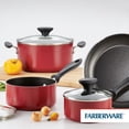 thumbnail image 5 of Juego de cocina  12 Pzs. Farberware Reliance. Aluminio antiadherente cerámico. Rojo, 5 of 5