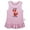 Pink Sleeveless Dresses, variant on iDzn Zero Given Novelty Animal Fox Dresses For Baby, Newborn Babies Skirts, Infant Princess Dress, 0-24M Kids Graphic Clothes (Black Raglan Dresses, 0-6 Months)