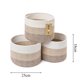 thumbnail image 5 of Cesta de almacenamiento pequeña para organizar estanterías en forma de cubo Cestas de almacenamiento para armario, 5 of 5