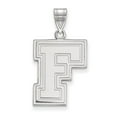 thumbnail image 1 of 925 Sterling Silver Rh-plated LogoArt Fordham University Large Pendant; for Adults and Teens; for Women and Men, 1 of 2