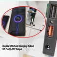 thumbnail image 3 of Foot Power Generator, 1-35V DC Output Double USB Interface 50W Pedal Generator  for Home Outdoor Emergency, 3 of 7