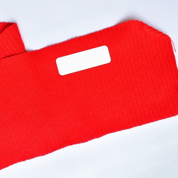AMERTEER 20pcs Writable Fabric Labels Iron On Name Tags For Clothes Handwrite Clothing Labels For Laundry Nursing Home Office