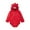 Red, variant on Odeerbi Infant Baby Cute 2025 New Baby Romper And Cute Autumn Hooded Jumpsuit