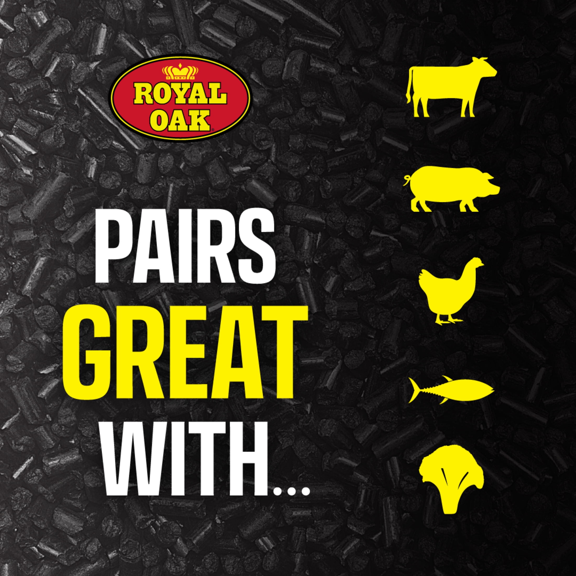 Royal Oak® 100% Charcoal Pellets