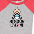 thumbnail image 4 of Inktastic My Memaw Loves Me Baby Boy Boys Baby Bodysuit, 4 of 5