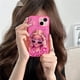 thumbnail image 3 of Funda Protectora Rosa Fluorescente De Dibujos Animados Picante Barbie Princesa Para iPhone 14 13 12 Pro Max 11 14promax, 3 of 3
