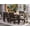 Brown, variant on Safavieh Fash Modern Aluminum 4 Leg Outdoor Dining Table, Brown