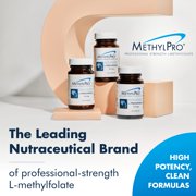 MethylPro 7.5mg L-Methylfolate - Professional Strength Active Methyl Folate Supplement for Brain Support & Balanced Mood - Gluten-Free Cognitive Supplement with No Fillers (30 Capsules)