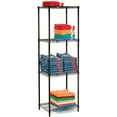 thumbnail image 2 of Nexel 4 Shelf Black Epoxy Wire Shelving Unit Starter 24""W x 14""D x 63""H, 2 of 3