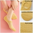 thumbnail image 3 of CoCozhu 5/10 Pairs No Show Socks for Women Non-slip Low Cut Liner Socks Invisible Mesh Socks, 3 of 7