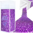 thumbnail image 1 of Hemway Craft Glitter Shaker 130 G / 4,6 Oz Glitter Para Manualidades Vasos De Resina Uñas Pintura Decoración Festival Cosmético Cuerpo - Fino (1/64"" 0,015"" 0,4 Mm) - Púrpura, 1 of 5