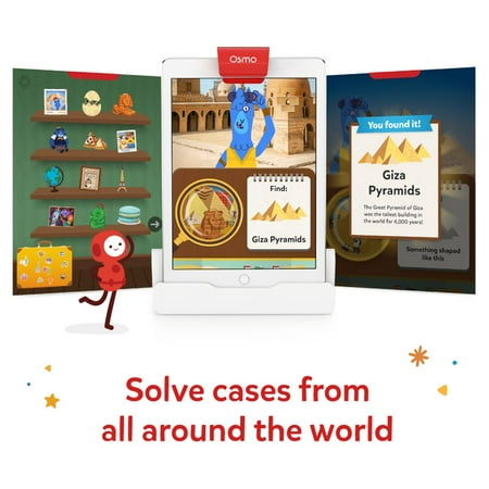 Osmo - Detective Agency Interactive Game - Ages 5-12 - Solve Global Mysteries - For iPad or Fire Tablet (Osmo Base Required)