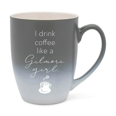 Elanze Designs I Drink Coffee Like A Gilmore Girl Vegas Gold 10 ounce New Bone China Coffee Cup Mug