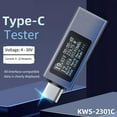 thumbnail image 4 of USB C Tester Power Meter 4-30V 0-12A Digital Multimeter Voltage Current Tester, 4 of 10