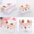 thumbnail image 2 of Shisuyan 1 Pc Breathable Blindfold Adjustable Eye-shade Embroidery Sleep Eye Mask, 2 of 8