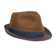 thumbnail image 1 of Atlas For Men Mens Two Tone Straw Hat, 1 of 2