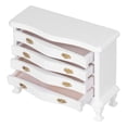 thumbnail image 4 of Cajonera Para Casa De Muñecas, Firme, Resistente, Linda, Exquisita, Mesita De Noche Para Casa De Muñecas 1:12, Decoración Vívida, De Madera, Elegante Para El Hogar, 4 of 7